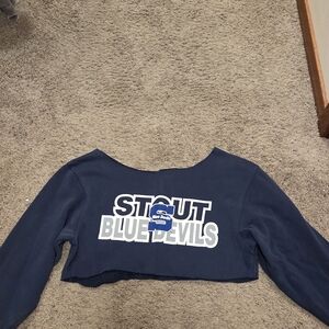UW Stout Cropped Sweatshirt